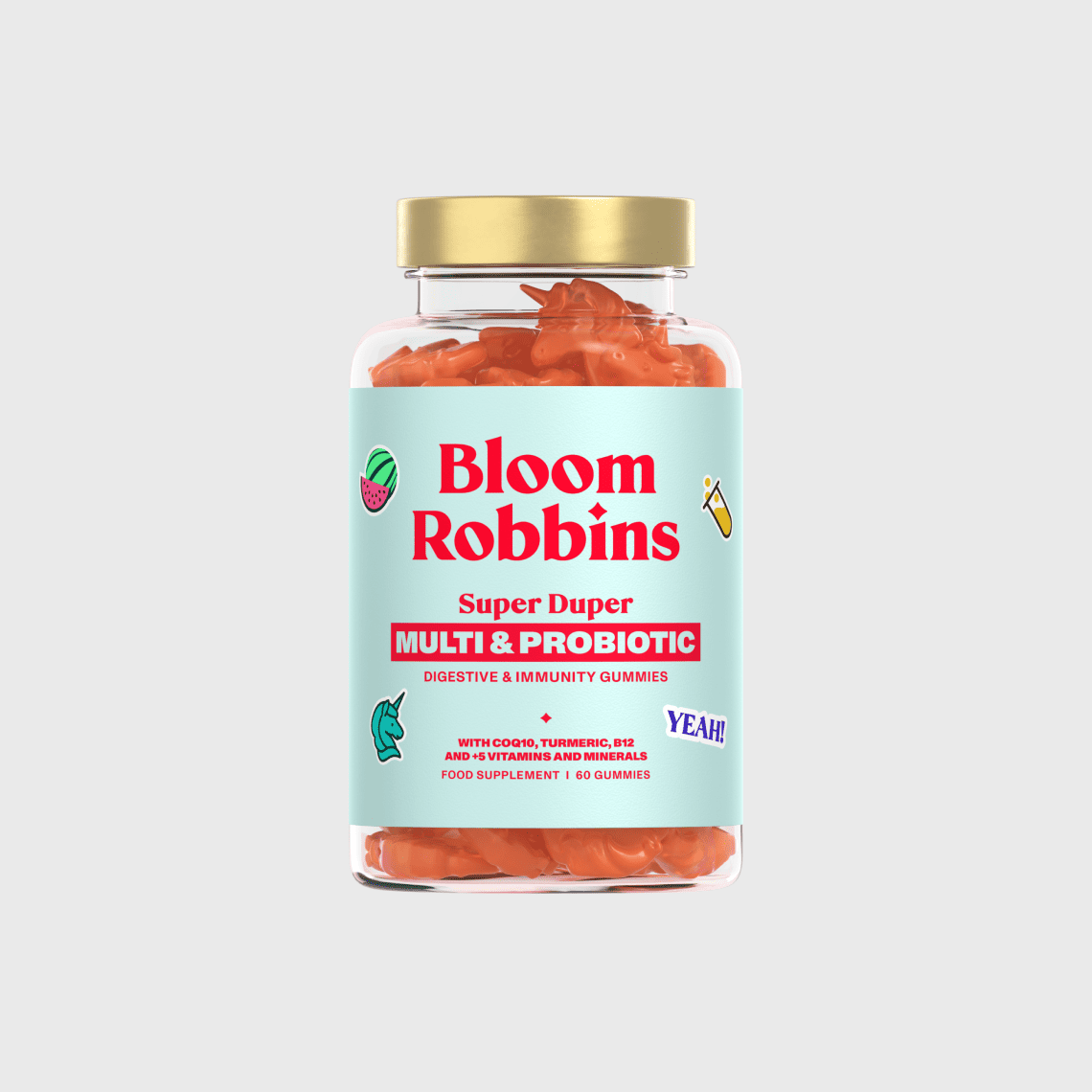 Probiotiká s vitamínmi na zlepšenie trávenia - gumíky