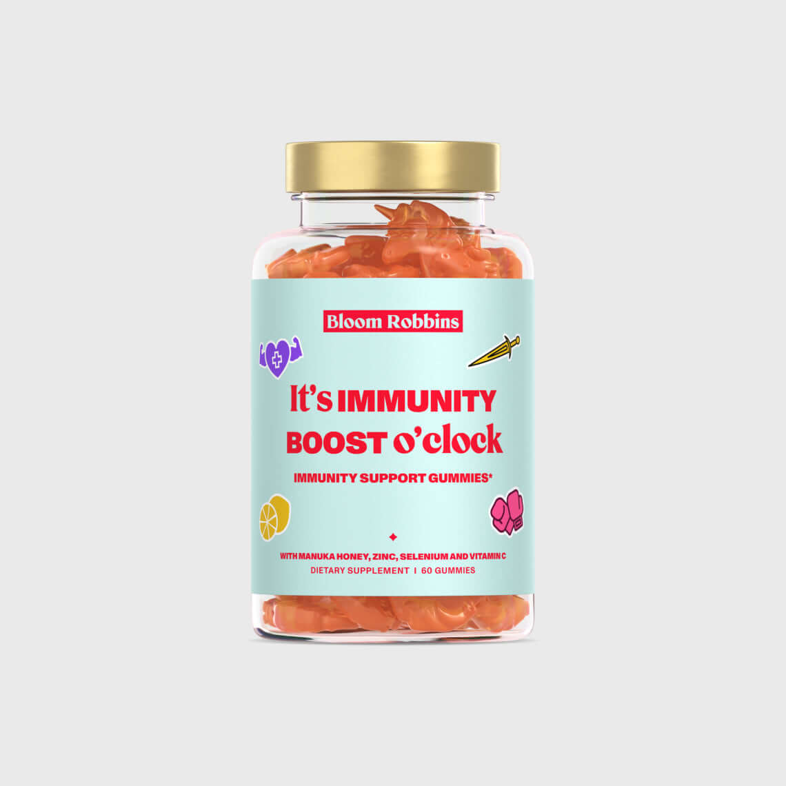 Vitamíny na podporu imunity s manuka medom - gumíky