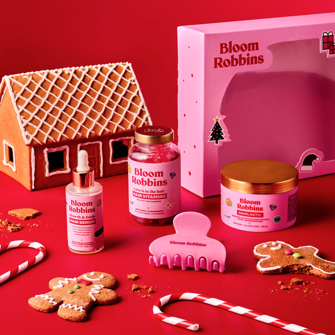 VIANOČNÉ TRIO GUMÍKY, SÉRUM & MASKA