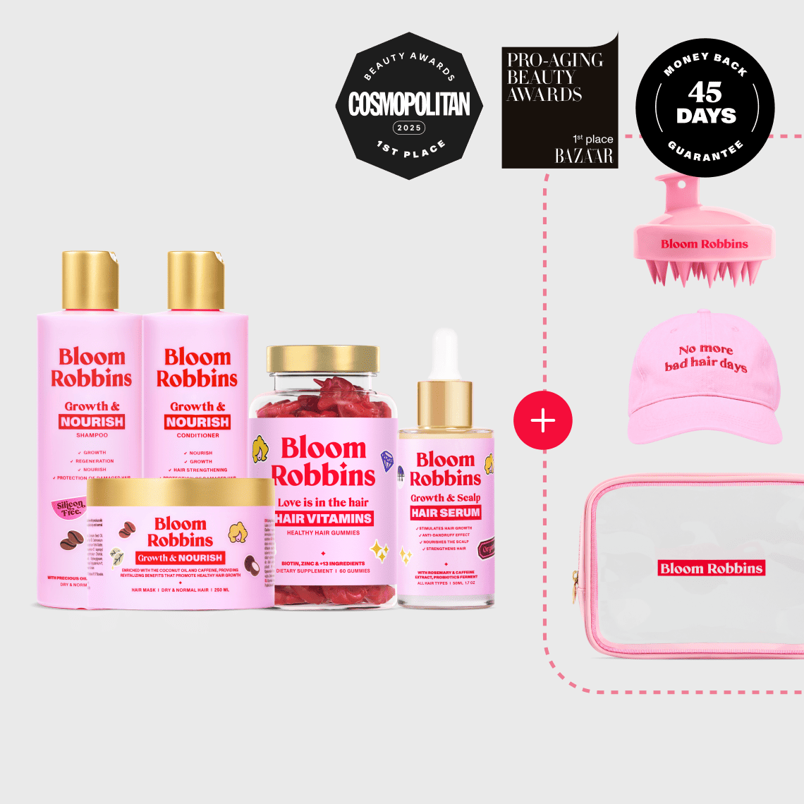 Vlasové balíčky pre rast a výživu vlasov